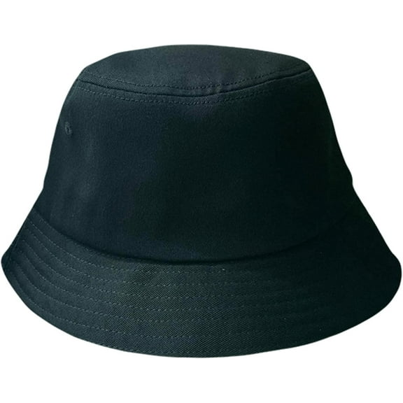 CoCopeaunts Mens Bucket Hat Solid Colors Summer Spring Women Sun Cap Breathable Packable Cotton Outdoor Fisherman Hat