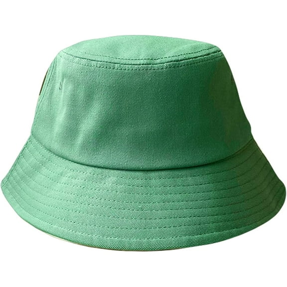 CoCopeaunts Mens Bucket Hat Solid Colors Summer Spring Women Sun Cap Breathable Packable Cotton Outdoor Fisherman Hat