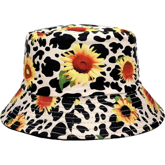 CoCopeaunts Mens Bucket Hats Outdoor Sports Summer Ladies Beach Sunscreen Packable Fisherman Hat Two Side Wear Women Bucket Cap