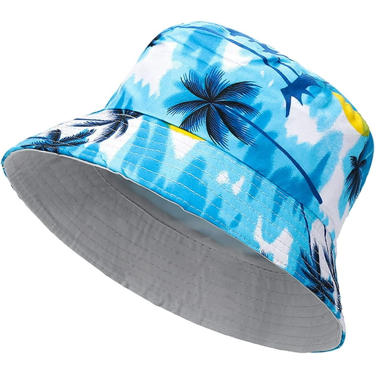 CoCopeaunts Mens Bucket Hats Two Side Wear Women Folding Outdoor Thin  Breathable Fishermen Hats for Unisex Casual All-Match 