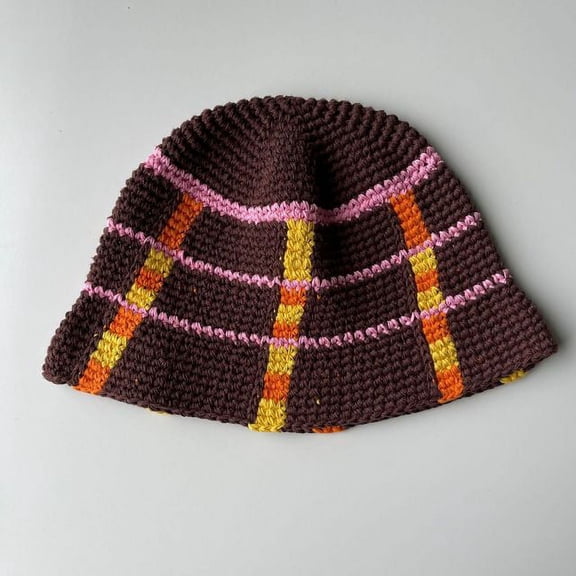 CoCopeaunts Mix-color Knitted Bucket Hats For Women Spring Summer Travel Sunshade Hat Fishermen Cap For Lady Panama Outdoor Basin Cap Gorros