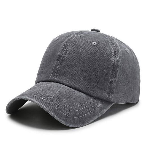 CoCopeaunts New Baseball Caps for Women Summer Ponytail Baseball Cap Hats Men Baseball Cap Cotton Outdoor Simple Vintage Visor Casual Cap