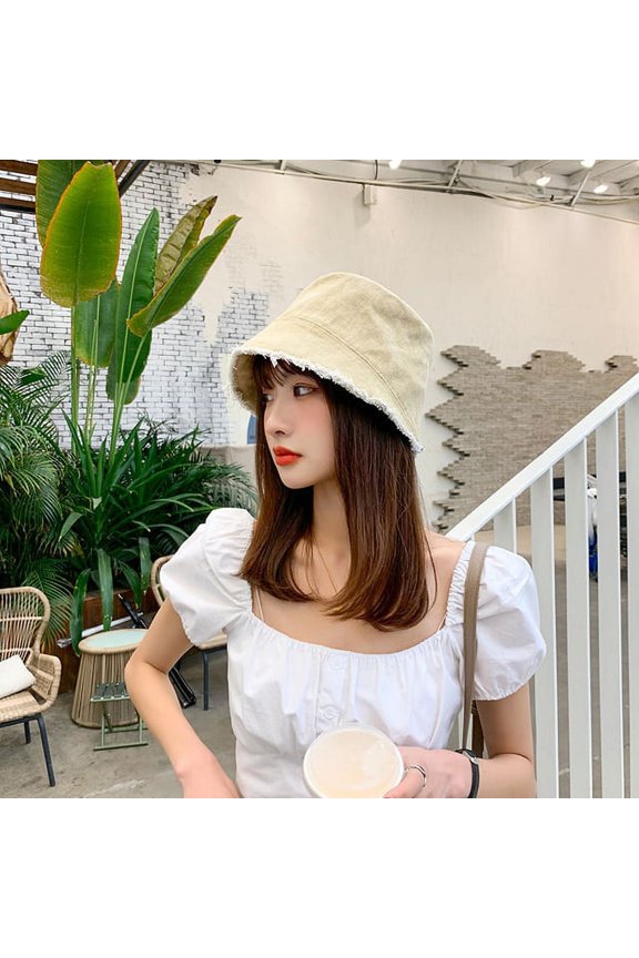 New Denim Washed Bucket Hats Women Men Bob Folding Fisherman Wide Brim Caps Hip Hop Gorros Women Panama Bucket Cap