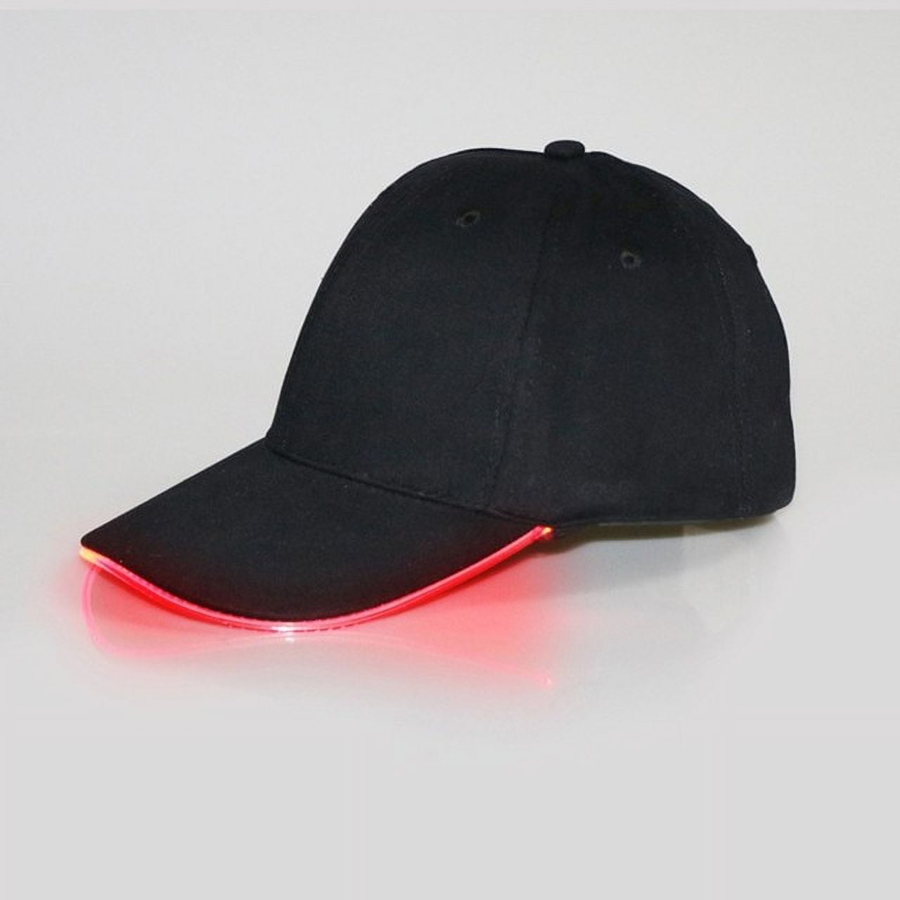 CoCopeaunts New LED Light Up Baseball Cap Glowing Adjustable Sun Hats For  Women Men Night Running Caps 