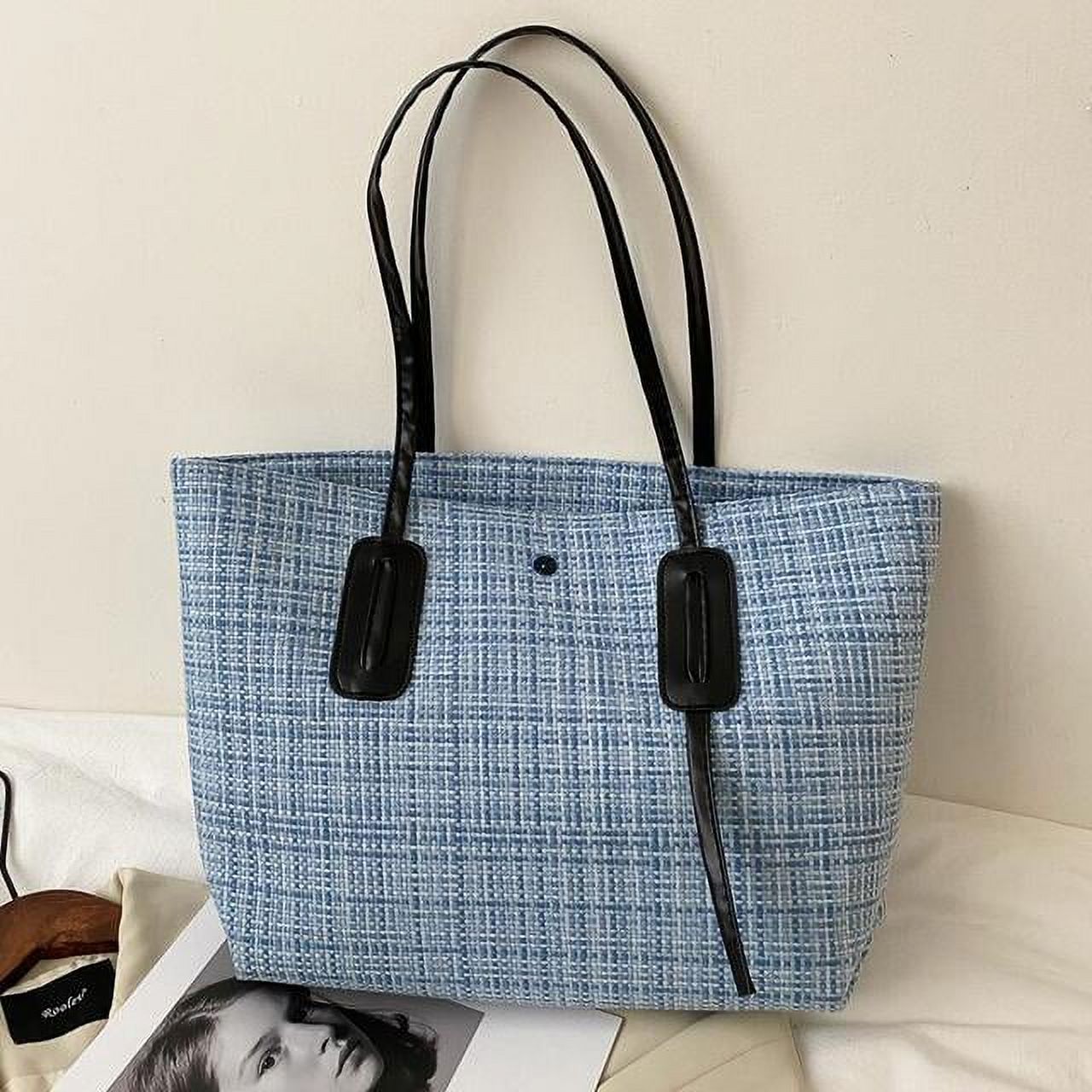 CoCopeaunts New Womens Bag Zipper Portable Shoulder Tote Bag Shopping