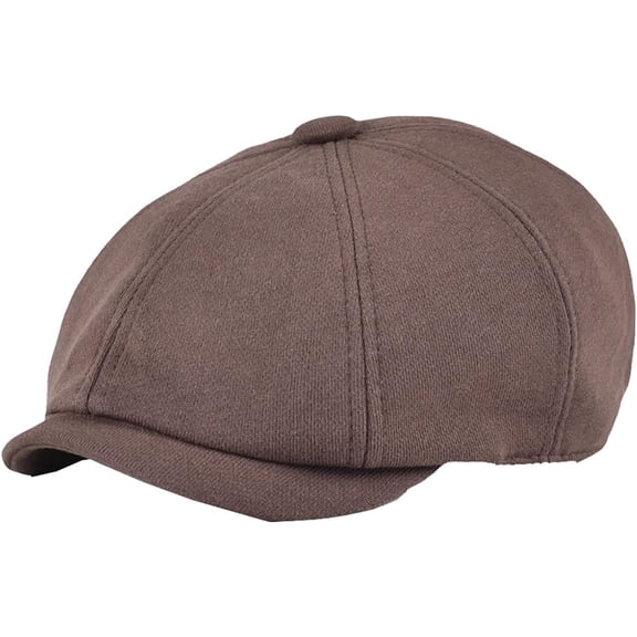 CoCopeaunts Newsboy Cap Big Size Cotton Flat Cap Men Women 8 Panel Ivy Caps Retro Beret Hat Soft Breathable Cabbie Hat