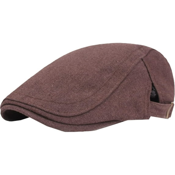 CoCopeaunts Newsboy Cap Classic Vintage Men Women Hat Cotton Beret Adjustable Ivy Cap Casual Spring Summer Sun Hat Beret Hat