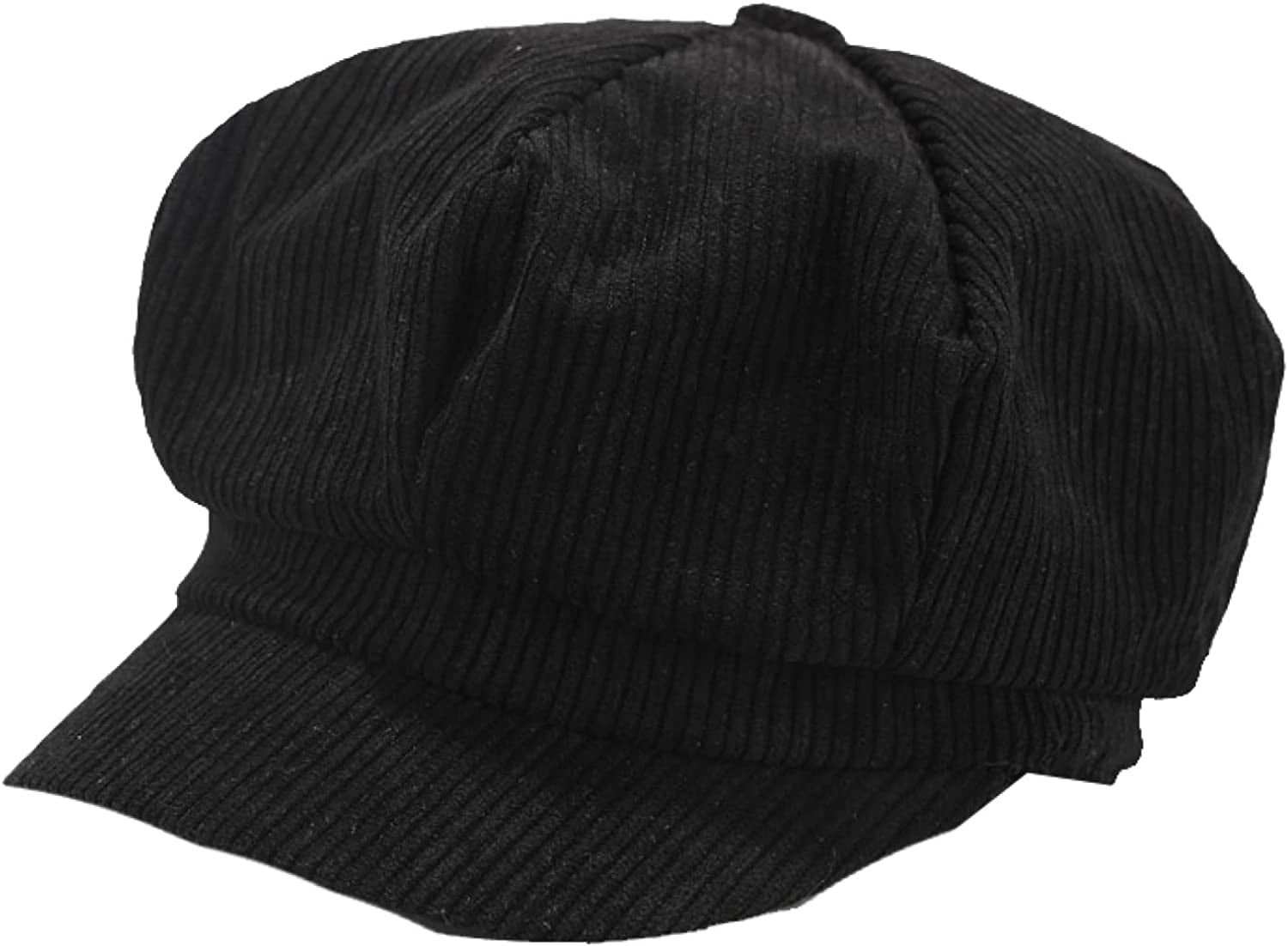 Octagonal Hat CoCopeaunts Newsboy Cap Corduroy Octagonal Hats Retro Solid Color Beret ...