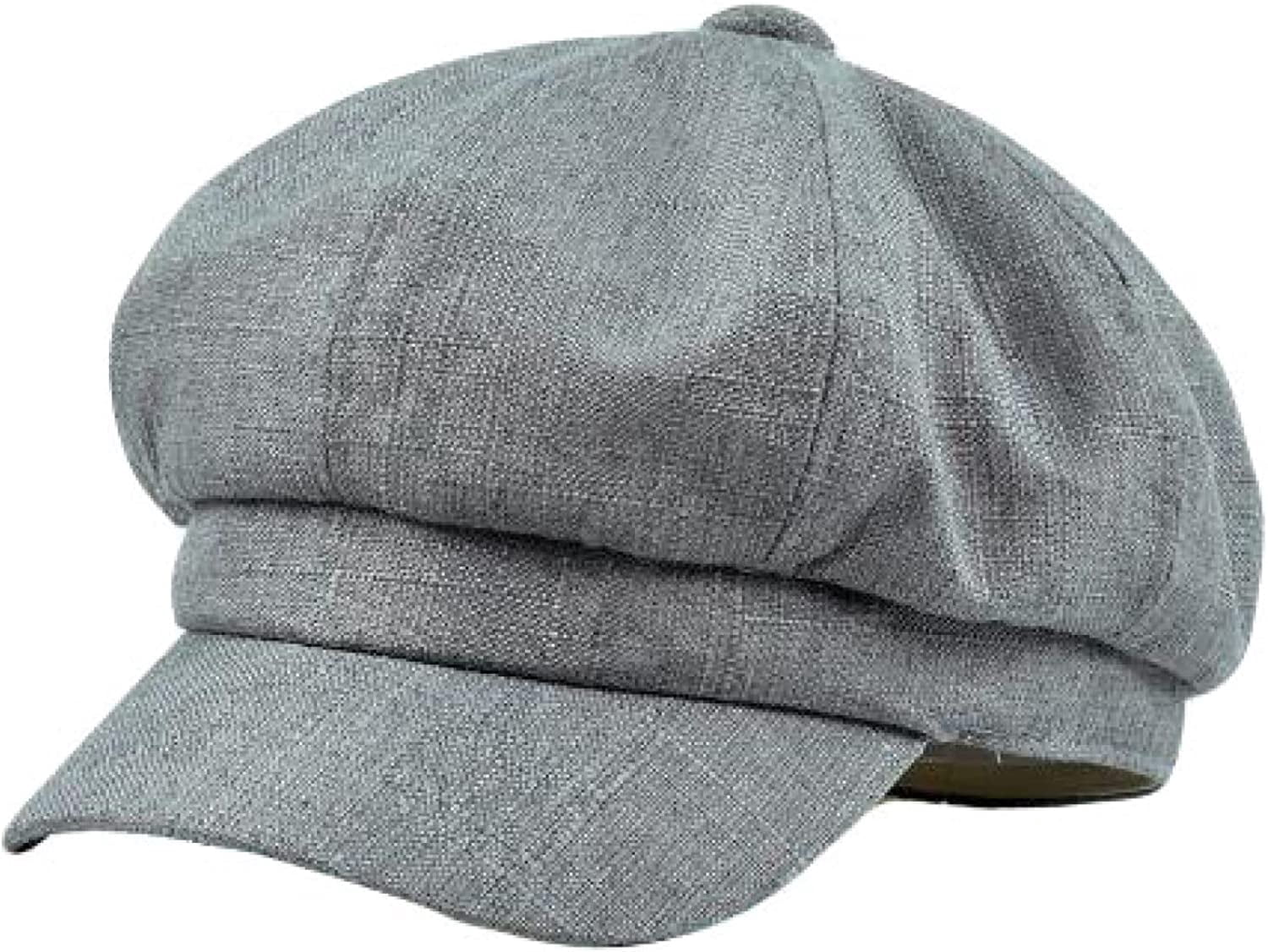 CoCopeaunts Newsboy Cap Cotton Linen Beret Hats for Women  display picture 2