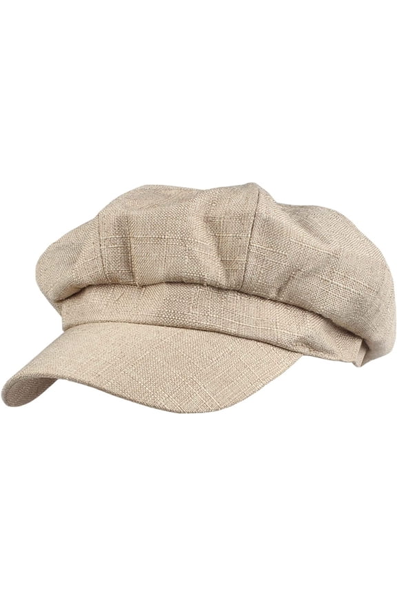 Newsboy Cap Fashion Solid Cotton Lined Newsboy Hats for Women Spring Summer Hats Felt Cap Winter Ladies Beret Cap