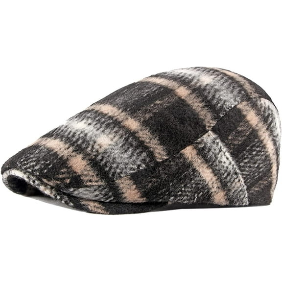 CoCopeaunts Newsboy Cap Men Women Winter Hat Adjustable Ivy Cap Male Female Vintage Artist Painter Beret Hat Cabbie Hat