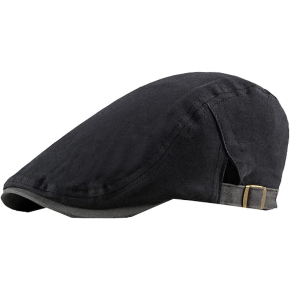 CoCopeaunts Newsboy Cap Spring Summer Sun Hat Adjustable Solid Ivy Flat Cap Men Women Beret Breathable Cotton Beret Hat