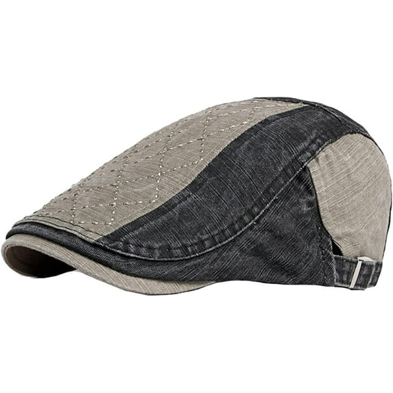 CoCopeaunts Newsboy Cap Spring Summer Sun Hat Unisex Cotton Ivy Flat Cap Adjusted Artist Painter Beret Hat Men Women Beret Hat