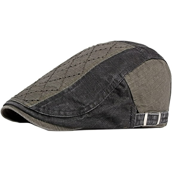 CoCopeaunts Newsboy Cap Spring Summer Sun Hat Unisex Cotton Ivy Flat Cap Adjusted Artist Painter Beret Hat Men Women Beret Hat