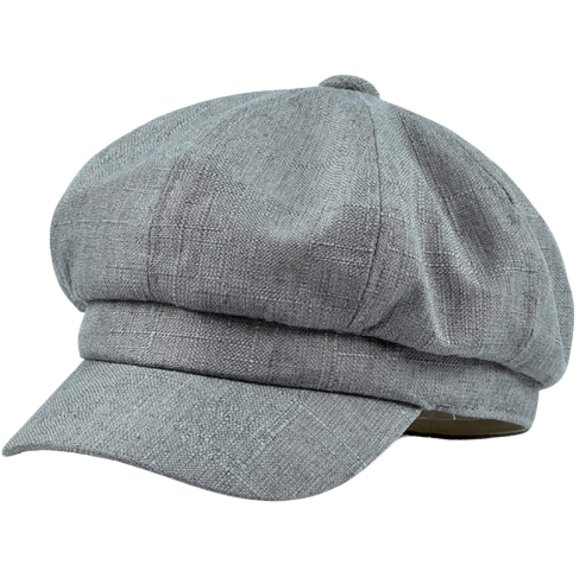 CoCopeaunts Newsboy Cap Spring Summer Women Hat Vintage Octagonal Beret Hats for Men Beret Breathable Linen Artist Painter Hat
