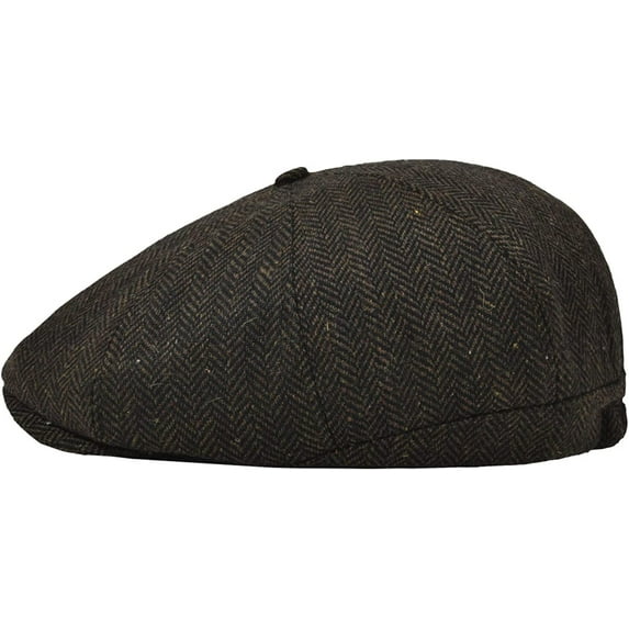 CoCopeaunts Newsboy Cap Wool 8 Panel Country Baker Boy Hat Ivy Flat Cap Beret Hats for Women Men Warm Winter Hat