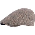 thumbnail image 1 of CoCopeaunts Newsboy Hat Autumn Winter Hat Men Women Plaid Ivy Cap Male Female Artist Painter Beret Hat Adjusted Cabbie Hat, 1 of 7