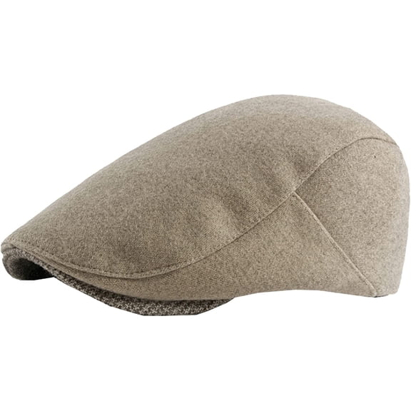 CoCopeaunts Newsboy Hat Wool Autumn Winter Hat Beret Adjustable Ivy Flat Cap Artist Painter Beret Hat Male Female Cabbie Hat