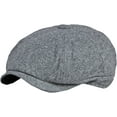 thumbnail image 1 of CoCopeaunts Newsboy Hats for Men Autumn Winter Hat Thick Warm Octagonal Newsboy Cap Retro Artist Painter Beret Hat Flat Ivy Cap, 1 of 7