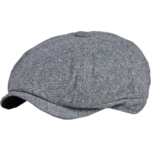 CoCopeaunts Newsboy Hats for Men Autumn Winter Hat Thick Warm Octagonal Newsboy Cap Retro Artist Painter Beret Hat Flat Ivy Cap