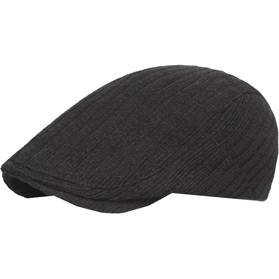 CoCopeaunts Newsboy Hats for Men Autumn Winter Knitted Hat Adjustable Beret Male Female Vintage Beret Hat Retro Ivy Newsboy Cap