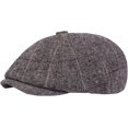 thumbnail image 1 of CoCopeaunts Newsboy Hats for Men Beret Vintage Retro Octagonal Newsboy Cap Autumn Winter Artist Painter Plaid Beret Hat, 1 of 7