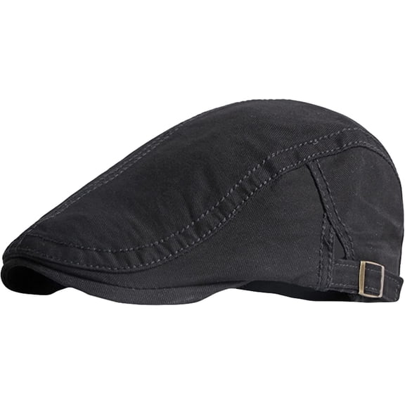 CoCopeaunts Newsboy Hats for Men Berets Cotton Ivy Newsboy Flat Cap Spring Summer Artist Painter Beret Hat Adjustable Cabbie Hat