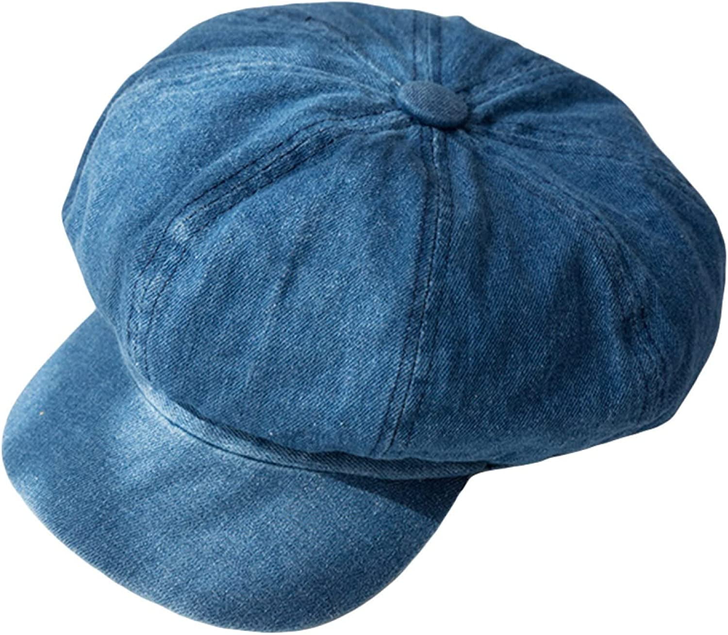 CoCopeaunts Newsboy Hats for Men Female Beret British Style Painter