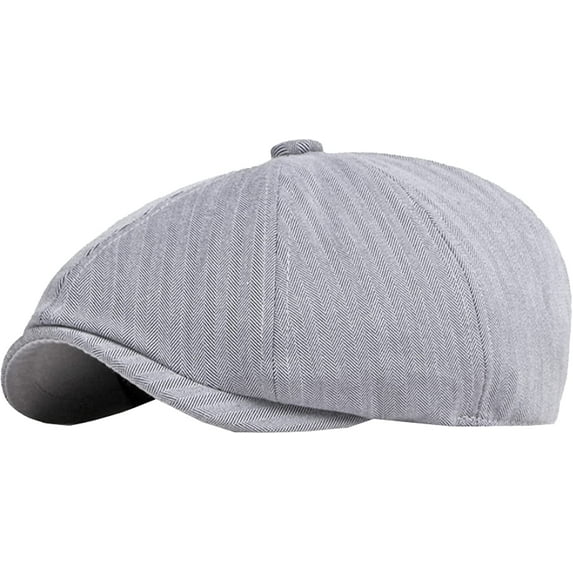 CoCopeaunts Newsboy Hats for Men Solid Plain Flat Cap Vintage Artist Painter Ivy Hat Octagonal Newsboy Cap Retro Beret Hat