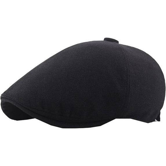 CoCopeaunts Newsboy Hats for Men Women Vintage Octagonal Cap Breathable Linen Artist Painter Hat Retro Ivy Flat Men Beret Hat