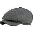 thumbnail image 1 of CoCopeaunts Newsboy Hats for Women Autumn Winter Hat Retro Octagonal Newsboy Cap Vintage Plain Beret Hat Outdoor Ivy Cap, 1 of 7