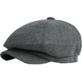thumbnail image 1 of CoCopeaunts Newsboy Hats for Women Autumn Winter Hat Retro Octagonal Newsboy Cap Vintage Plain Beret Hat Outdoor Ivy Cap, 1 of 7