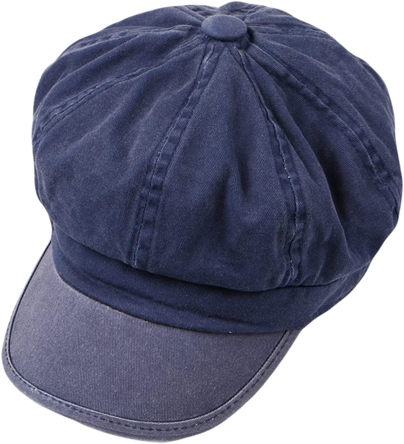 CoCopeaunts Octagonal Newsboy Cap Casual Vintage Painter