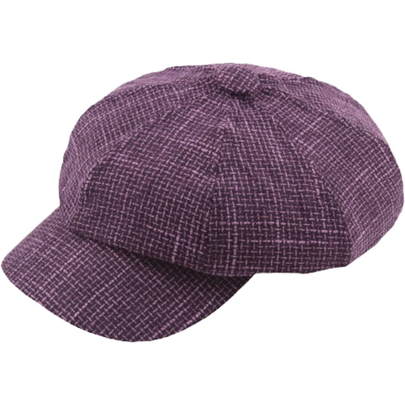CoCopeaunts Newsboy Hats for Women Flat Cap Vintage Plaid Octagonal Newsboy Cap Artist Painter Berets Casual Adjustable Beret Hat