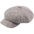 thumbnail image 1 of CoCopeaunts Newsboy Hats for Women Flat Cap Vintage Plaid Octagonal Newsboy Cap Artist Painter Berets Casual Adjustable Beret Hat, 1 of 7