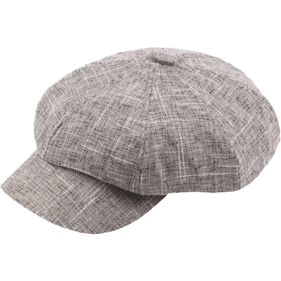 CoCopeaunts Newsboy Hats for Women Flat Cap Vintage Plaid Octagonal Newsboy Cap Artist Painter Berets Casual Adjustable Beret Hat