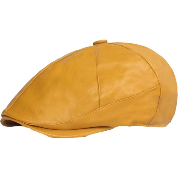 CoCopeaunts Newsboy Hats for Women Men Retro Adult Red Berets Cabbie Hat Leather Ivy Cap Autumn Winter Driver Caps Newsboy Cap