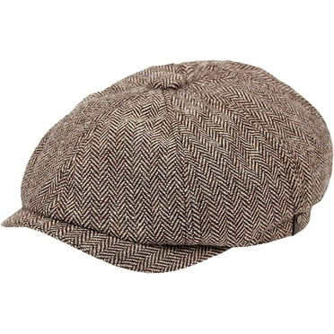 CoCopeaunts Newsboy Hats for Women Men's Flat Top Hat Ivy Gatsby Driving Cap Autumn Winter Fashion Newsboy Cap Octagonal Hat