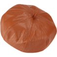 thumbnail image 1 of CoCopeaunts Newsboy Hats for Women PU Leather Octagonal Cap Autumn Winter Solid Color Vintage Style Beret Hat Leisure Newsboy Cap, 1 of 7