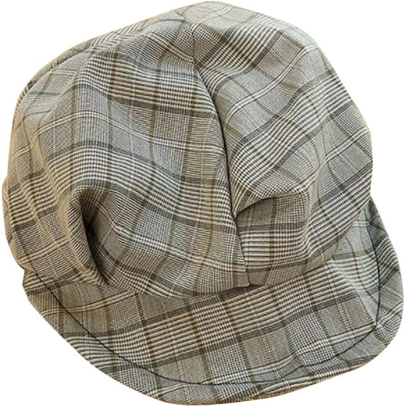 CoCopeaunts Newsboy Hats for Women Solid Plain Octagonal Newsboy Cap Men Ladies Casual Cotton Hat Winter Beret Women Painter Cap