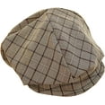 thumbnail image 1 of CoCopeaunts Newsboy Hats for Women Solid Plain Octagonal Newsboy Cap Men Ladies Casual Cotton Hat Winter Beret Women Painter Cap, 1 of 7