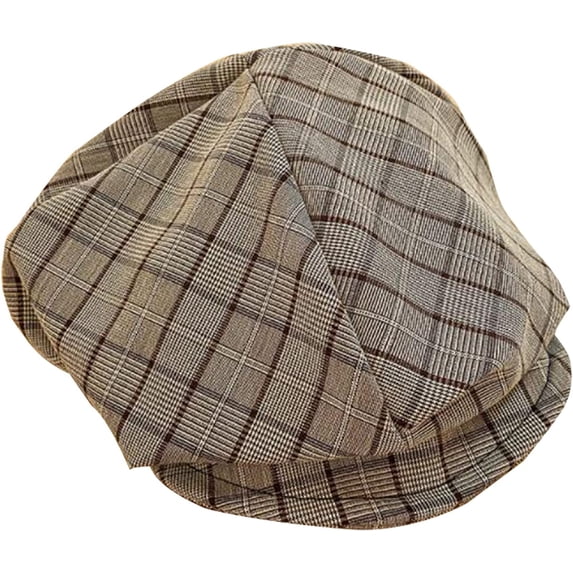 CoCopeaunts Newsboy Hats for Women Solid Plain Octagonal Newsboy Cap Men Ladies Casual Cotton Hat Winter Beret Women Painter Cap