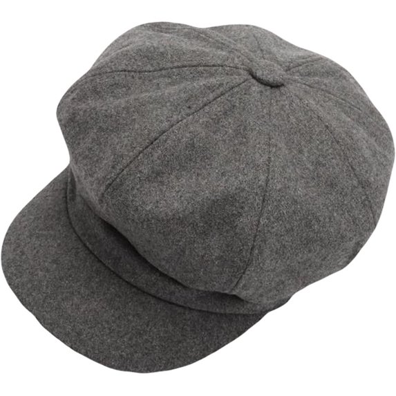 CoCopeaunts Newsboy Hats for Women Solid Plain Octagonal Newsboy Cap Men Ladies Casual Hat Winter Beret Women Painter Cap