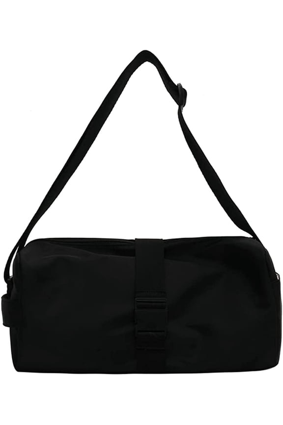 Nylon Crossbody Bag for Women Medium Weekend Travel Bag Waterproof Sports Nylon Bag Lightweight Shoulder Bag