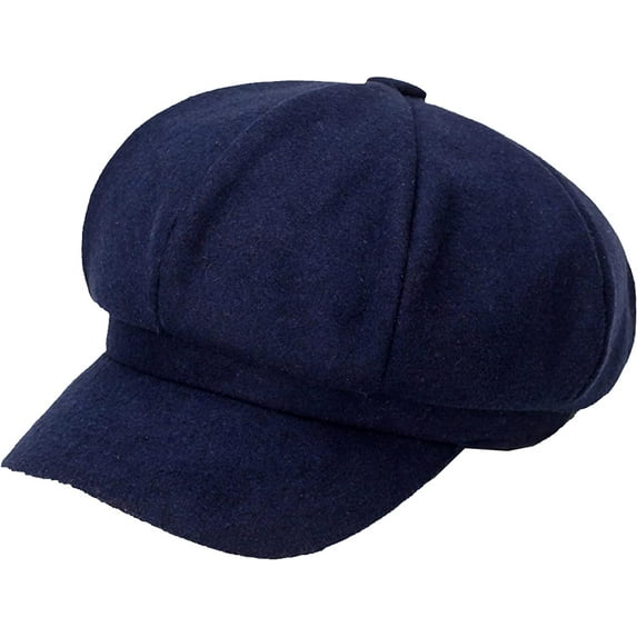 CoCopeaunts Octagonal Newsboy Cap Autumn Winter Hats for Women Warm Fashion Ladies Casual Solid Woolen Beret Hat Painter Cap