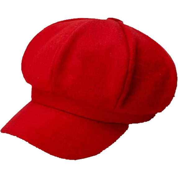 CoCopeaunts Octagonal Newsboy Cap Autumn Winter Hats for Women Warm Fashion Ladies Casual Solid Woolen Beret Hat Painter Cap