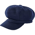 thumbnail image 1 of CoCopeaunts Octagonal Newsboy Cap Casual Vintage Painter Detective British Style Solid Hat Women Autumn Winter Warm Beret Hat, 1 of 7