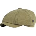 thumbnail image 1 of CoCopeaunts Octagonal Newsboy Cap Cotton Beret Hats for Men Spring Summer Retro Flat Ivy Hat Casual Newsboy Hats for Women, 1 of 7