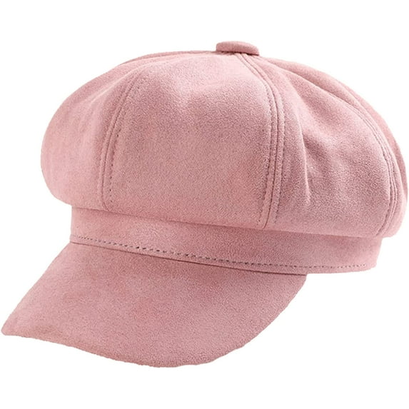 CoCopeaunts Octagonal Newsboy Cap for Women Autumn Winter Korean Fashion Beret Warm Painter Cap Retro British Style Unisex