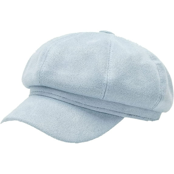 CoCopeaunts Octagonal Newsboy Cap for Women Autumn Winter Korean Fashion Beret Warm Painter Cap Retro British Style Unisex